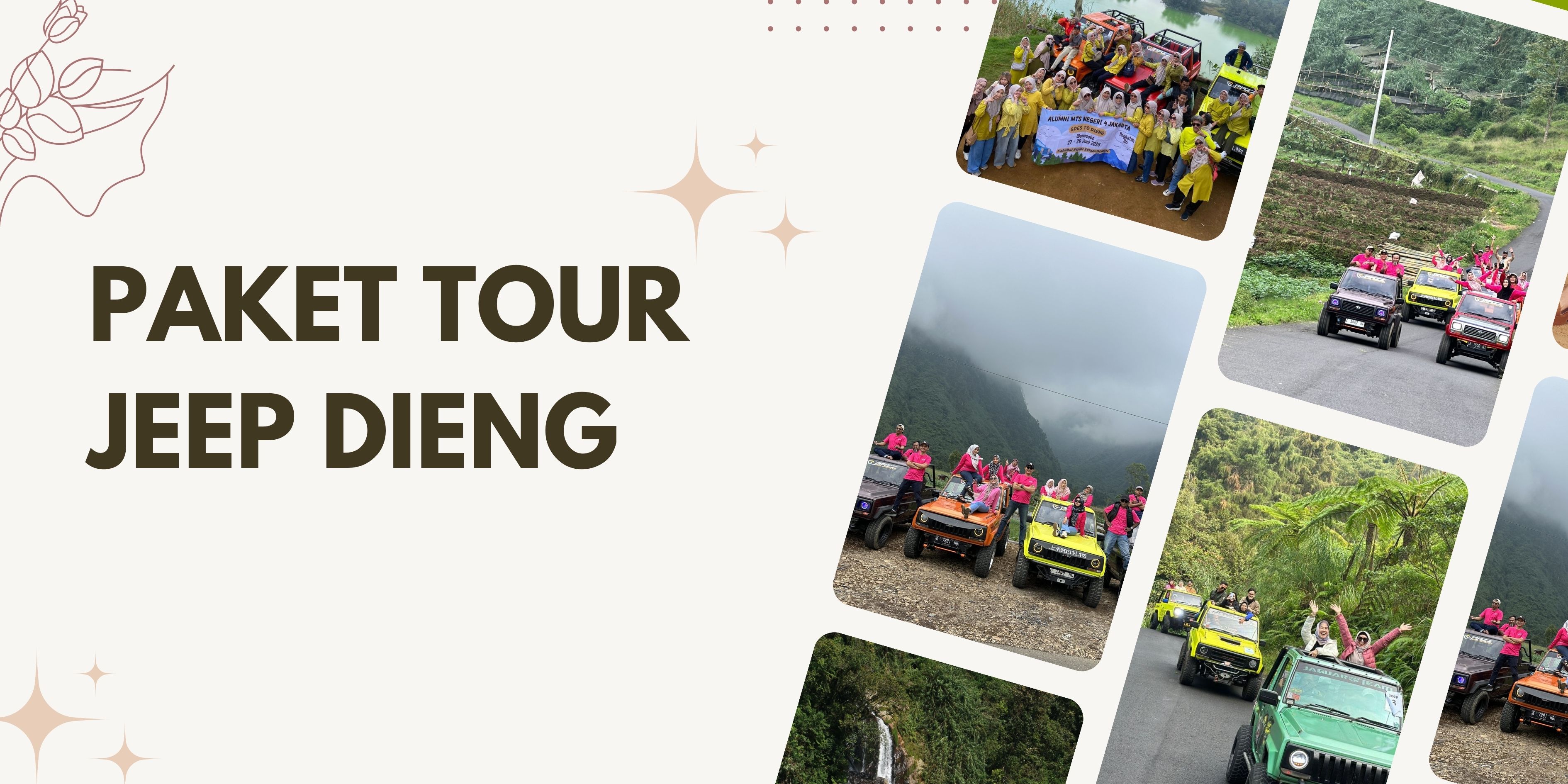 Paket Jeep Dieng – Explore Dieng the Urban Way