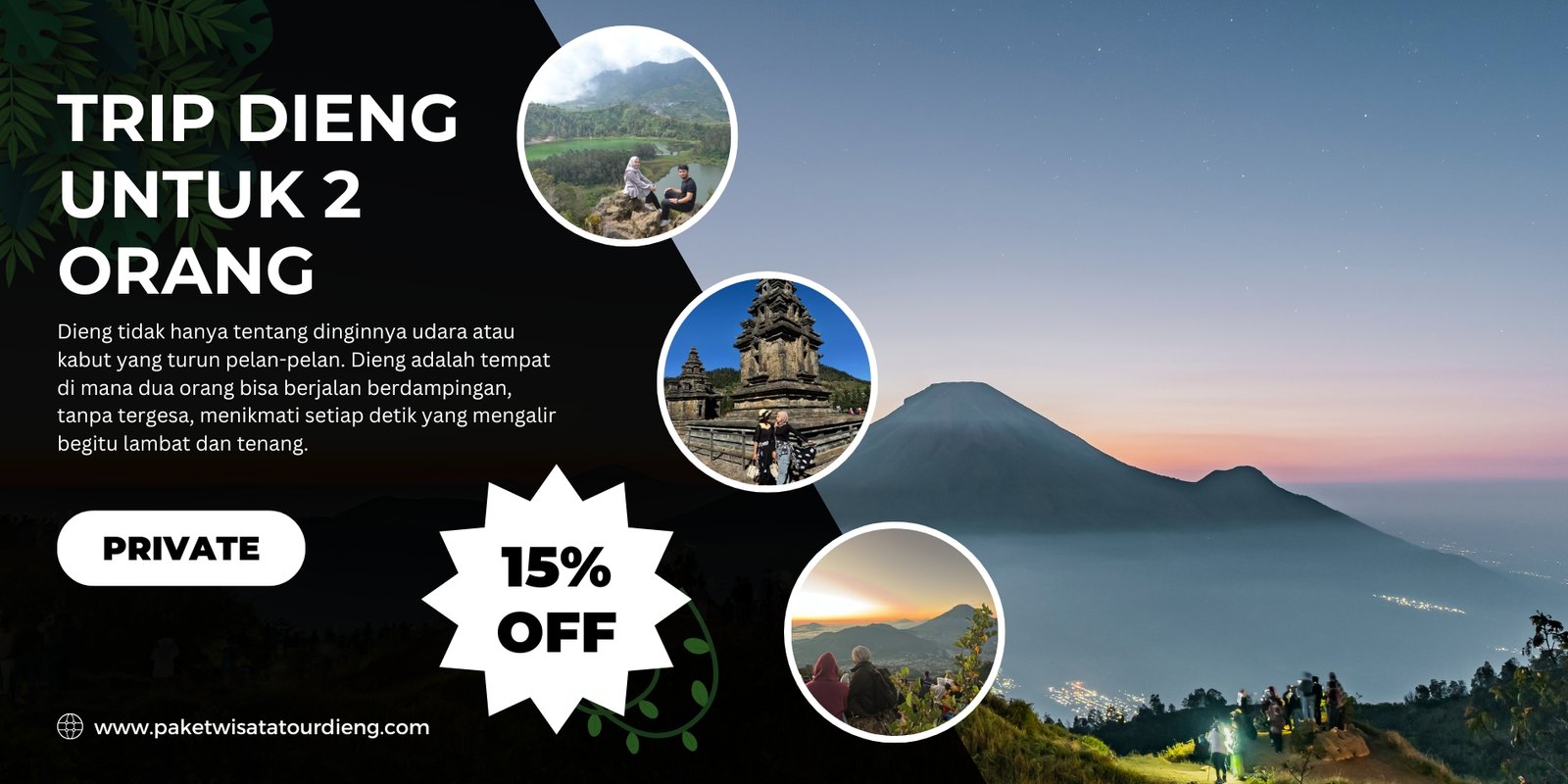 Paket Wisata Dieng Untuk 2 Orang